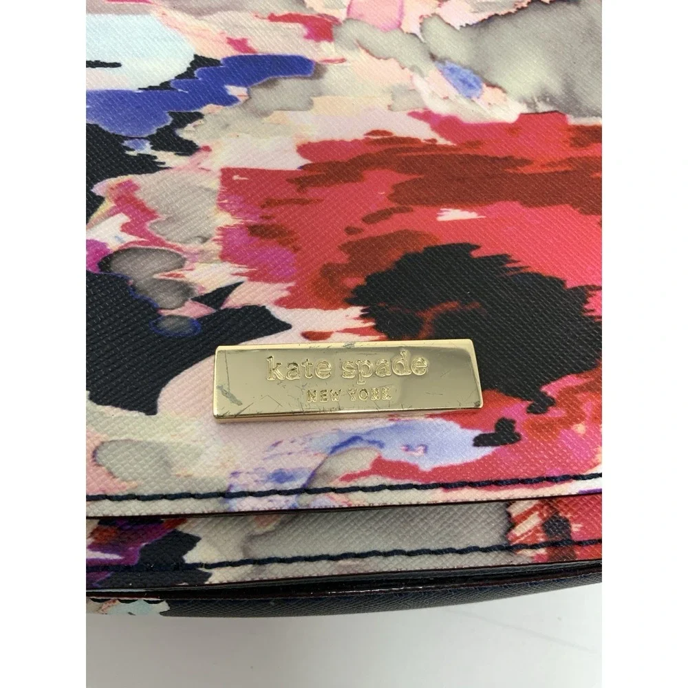 Kate Spade Laurel Way Carsen Mini‎ Crossbody Handbag Purse Bag Modern Floral